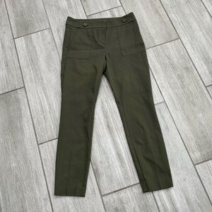 Loft Marisa Skinny green pants